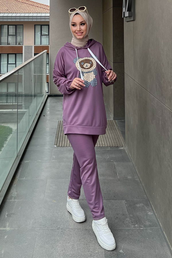 Tunik Pantolon Lila - 11096