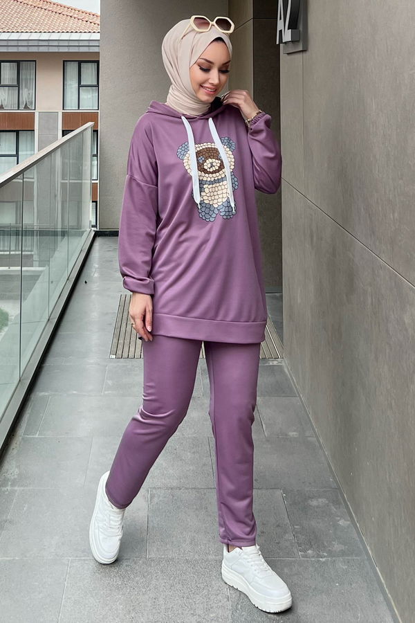 Tunik Pantolon Lila - 11096