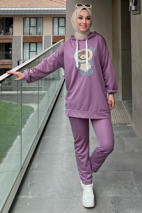 Tunik Pantolon Lila - 11096