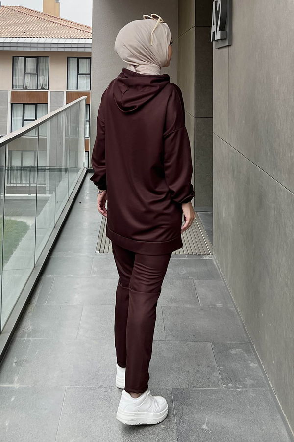 Tunik Pantolon Kahverengi - 11096