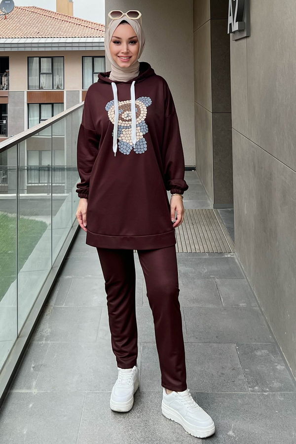 Tunik Pantolon Kahverengi - 11096