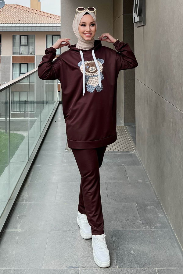 Tunik Pantolon Kahverengi - 11096