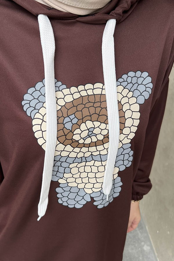 Tunik Pantolon Kahverengi - 11096