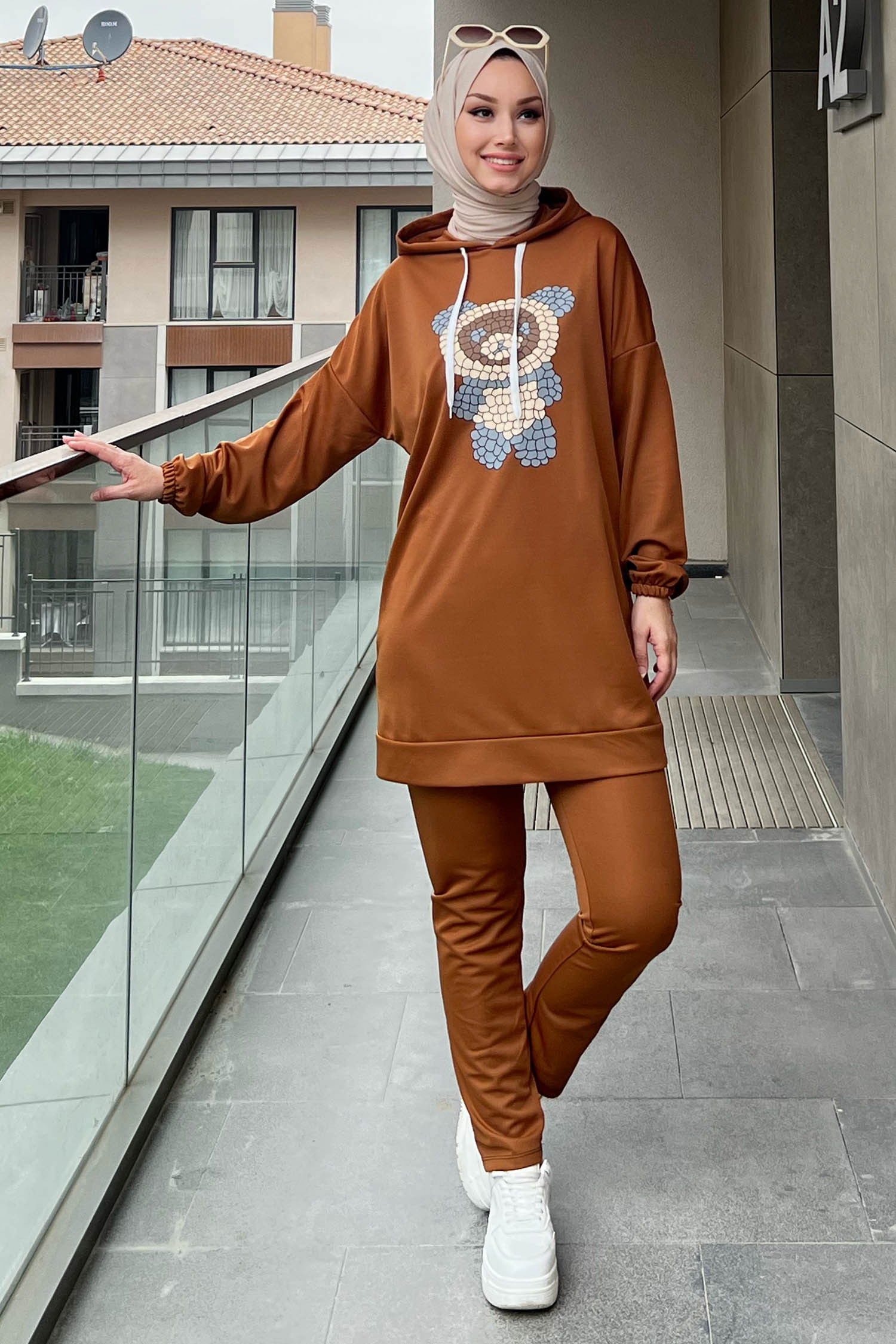 Tunik Pantolon Taba - 11096