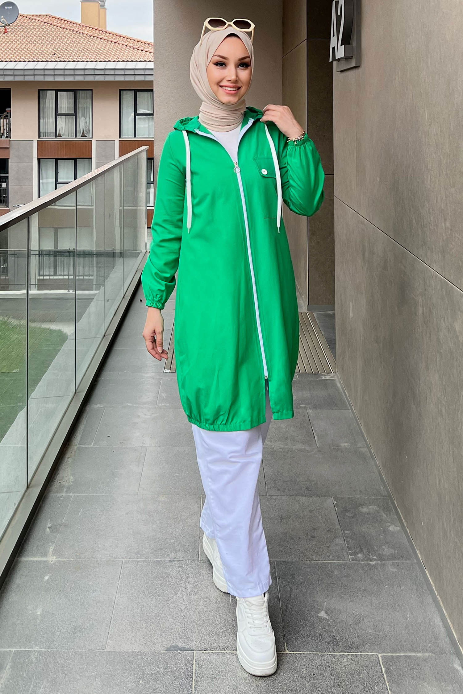 Tunık Pantolon Yeşil - 3575