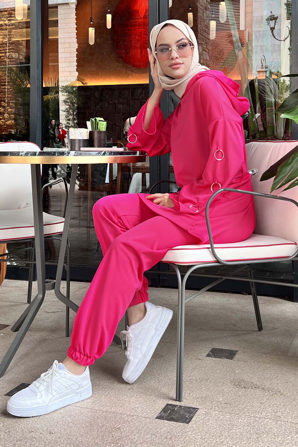 Tunik Pantolon Fuşya - 11054