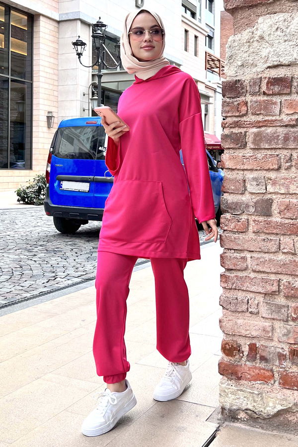 Tunik Pantolon Fuşya - 11054