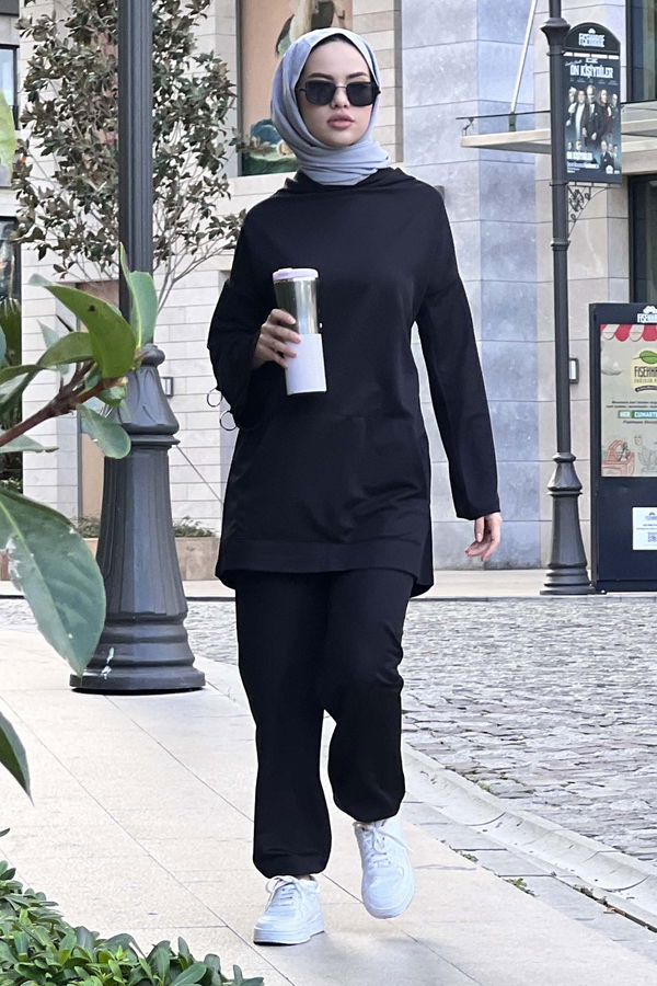 Tunik Pantolon Siyah - 11054