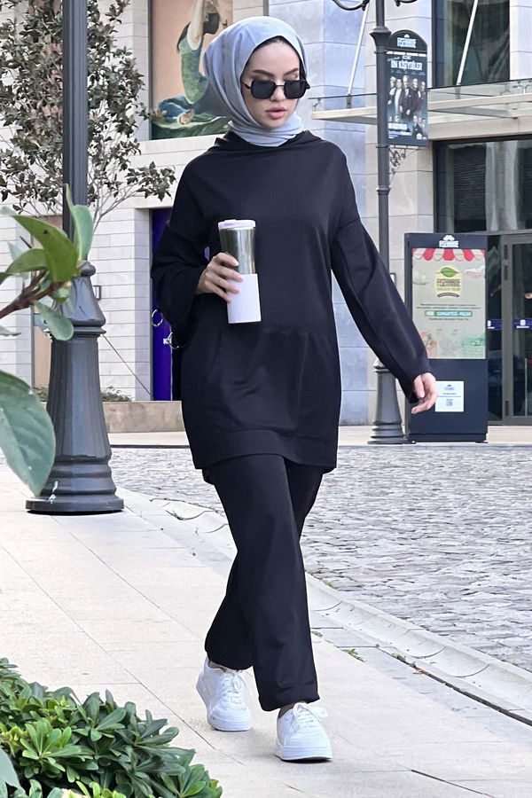Tunik Pantolon Siyah - 11054