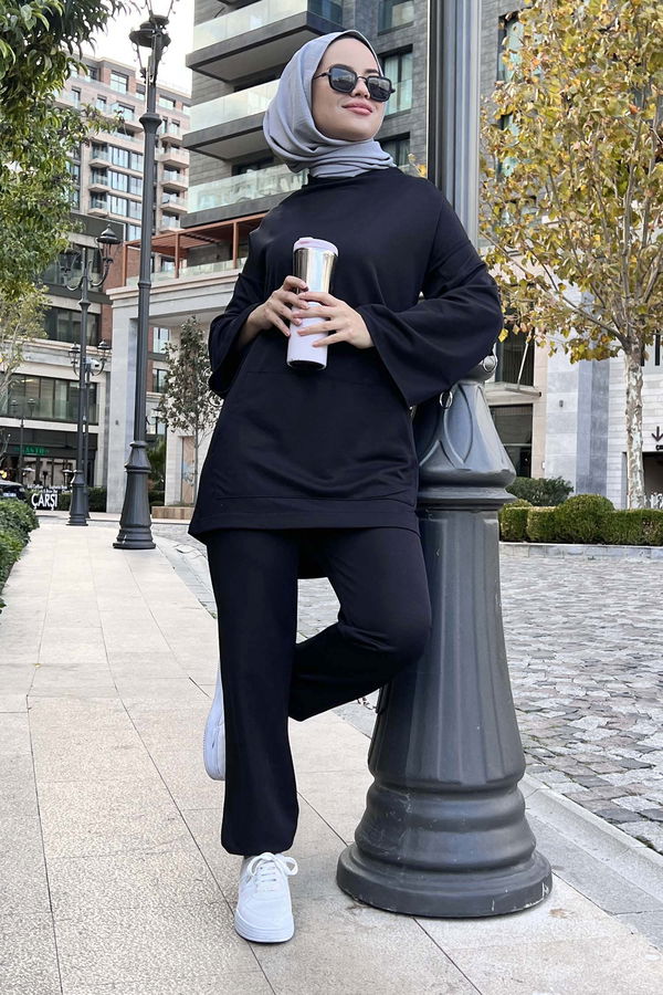 Tunik Pantolon Siyah - 11054