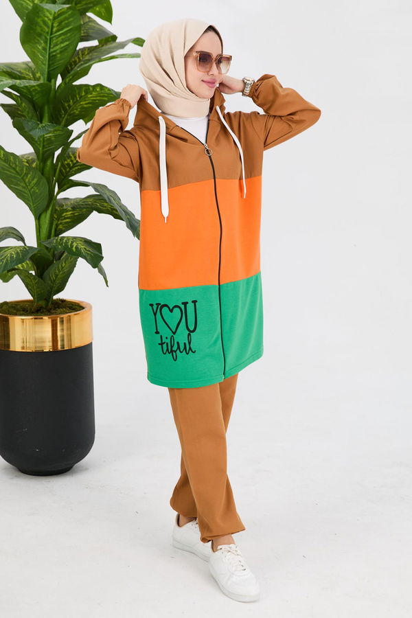 Tunik Pantolon Taba - 10538