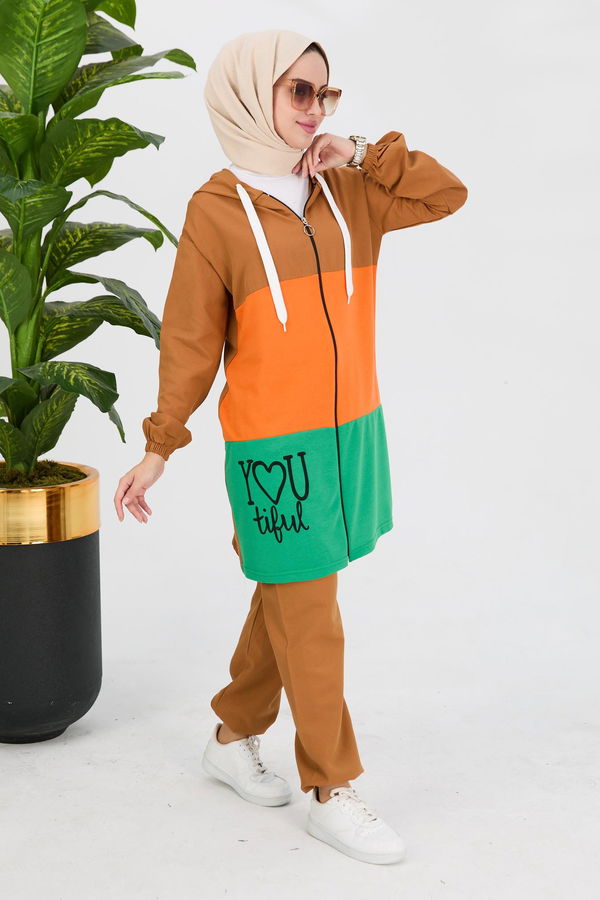 Tunik Pantolon Taba - 10538