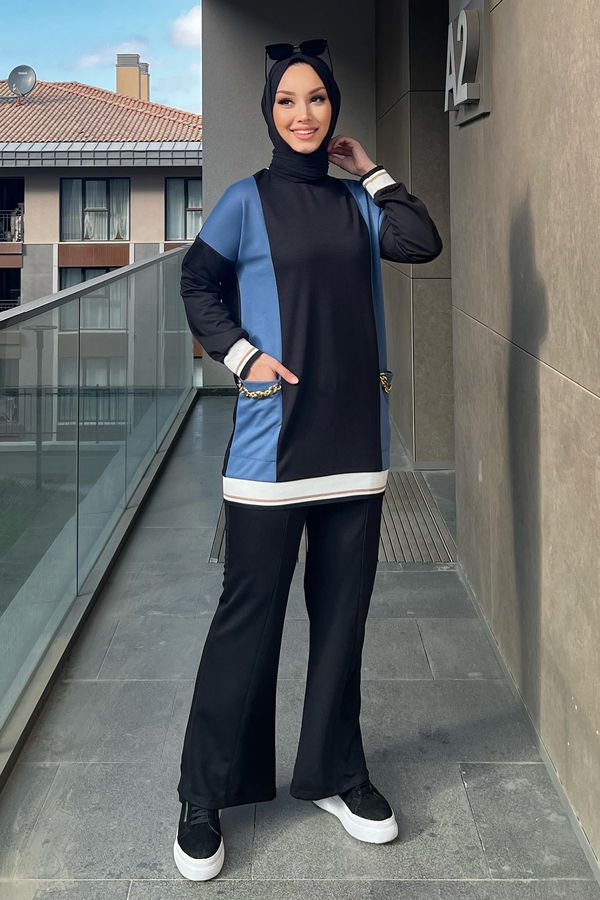 Tunik Pantolon Mavi - 11030 MAVİ
