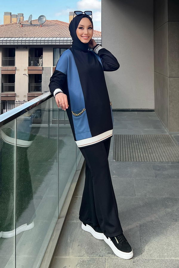 Tunik Pantolon Mavi - 11030 MAVİ