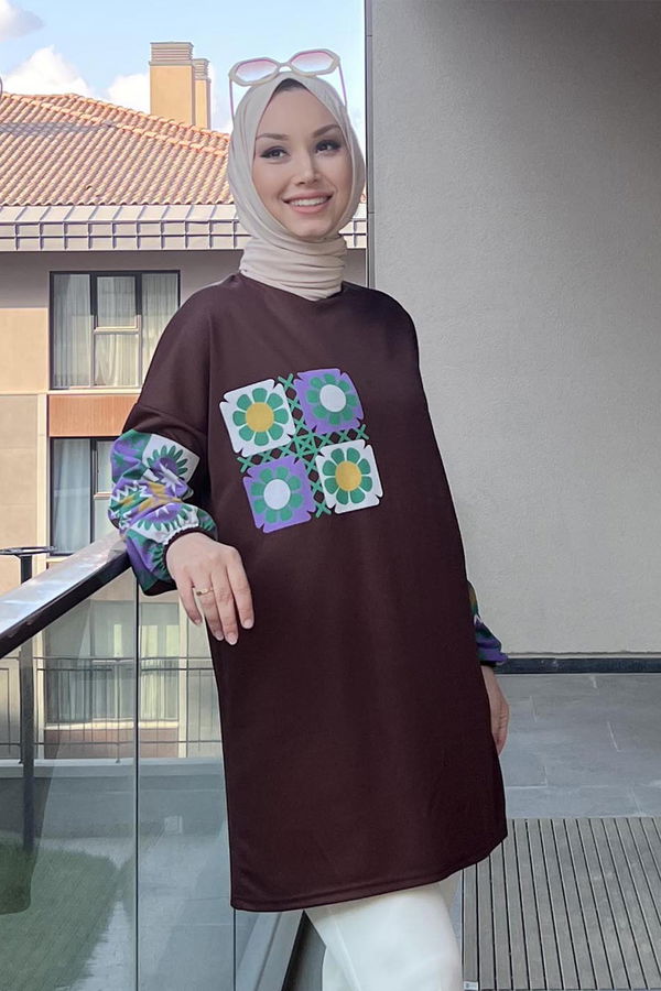 Tunik Kahverengi - 11098