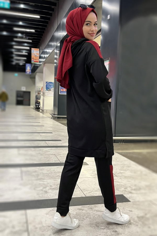 Tunik Pantolon Bordo - 11022