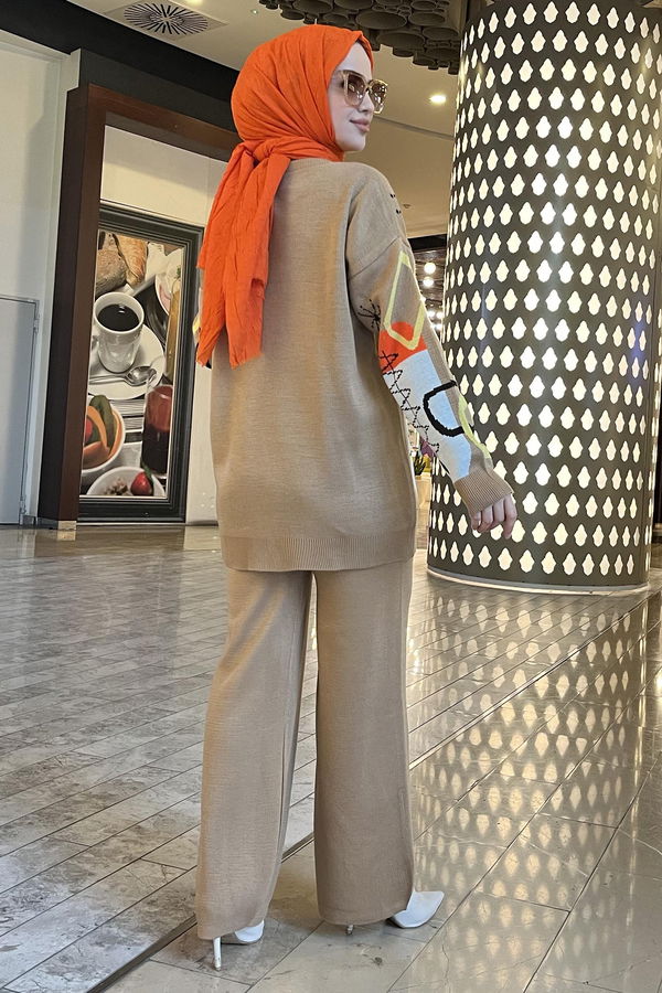 Triko Tunik Pantolon Vizon - 21800