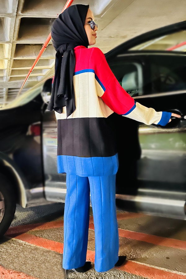Tunik Pantolon Mavi - 21796