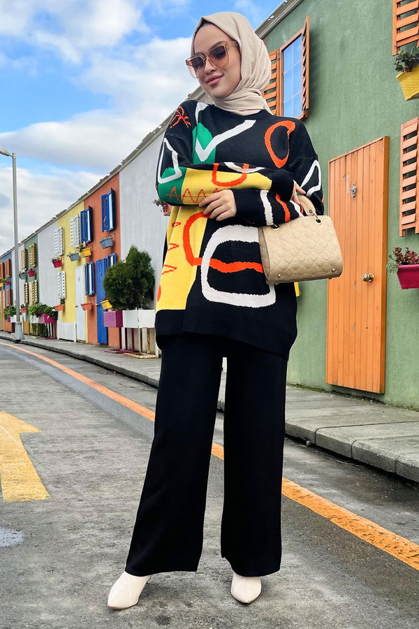 Triko Tunik Pantolon Siyah - 21800