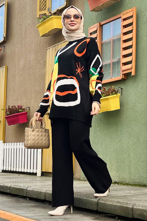 Triko Tunik Pantolon Siyah - 21800