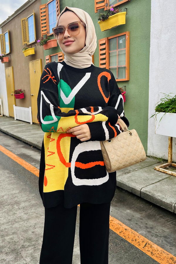 Triko Tunik Pantolon Siyah - 21800