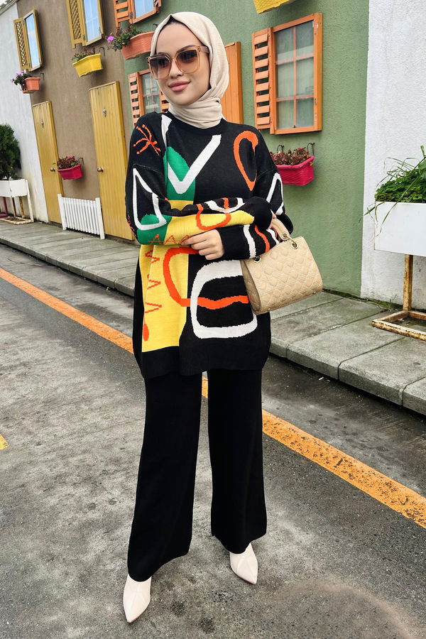 Triko Tunik Pantolon Siyah - 21800