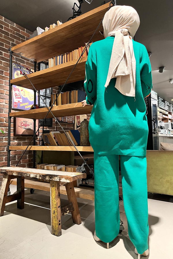 Triko Tunik Pantolon Yeşil - 21800