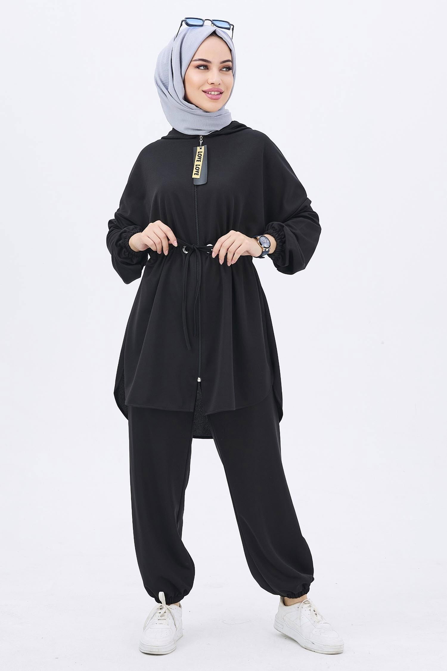 Tunik Pantolon Siyah - 11066