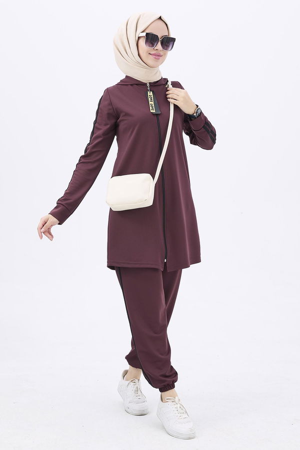 Tunik Pantolon Kahverengi - 11049