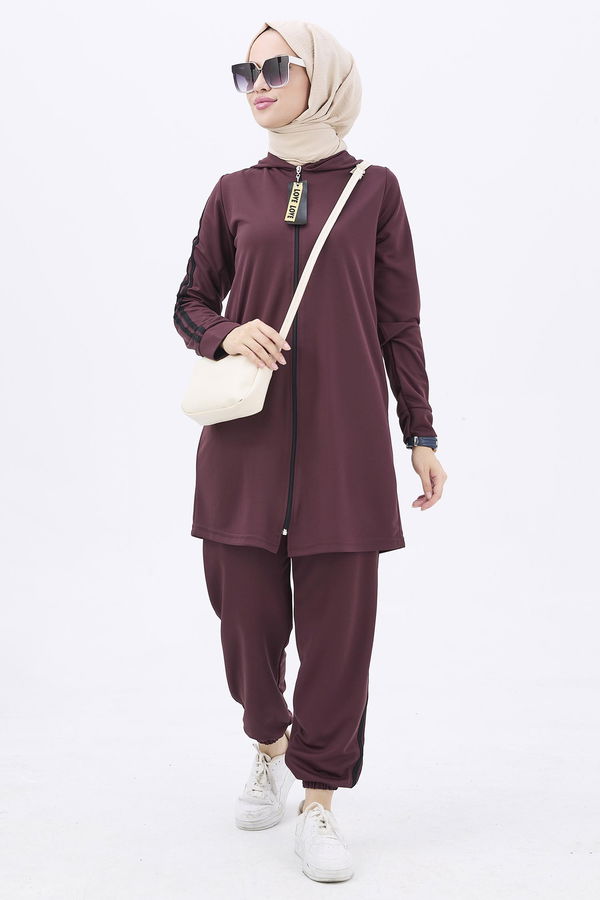 Tunik Pantolon Kahverengi - 11049