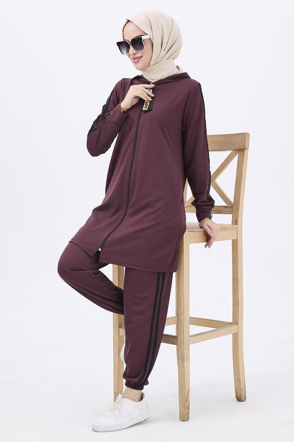 Tunik Pantolon Kahverengi - 11049