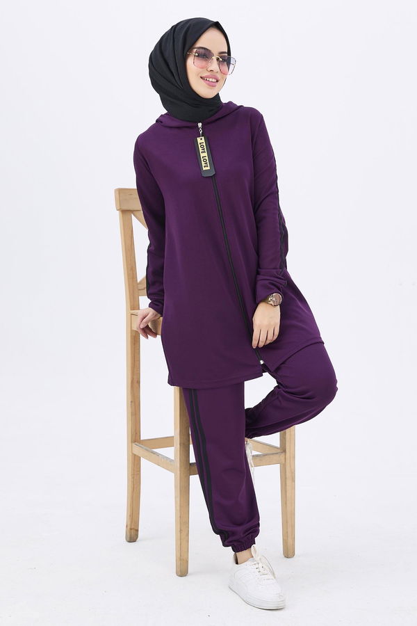 Tunik Pantolon Mor - 11049