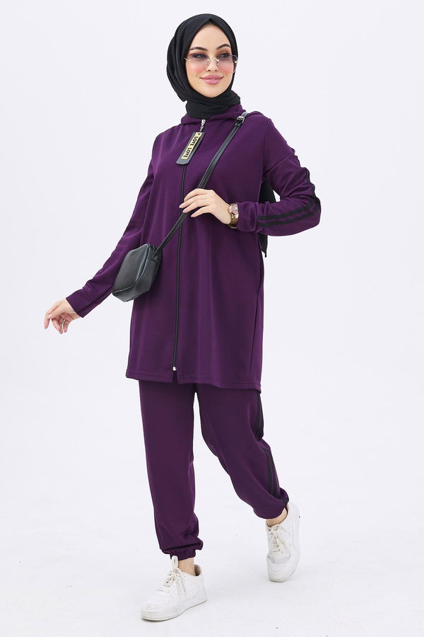 Tunik Pantolon Mor - 11049