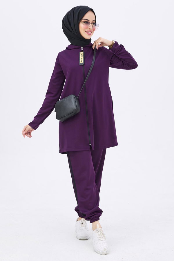 Tunik Pantolon Mor - 11049
