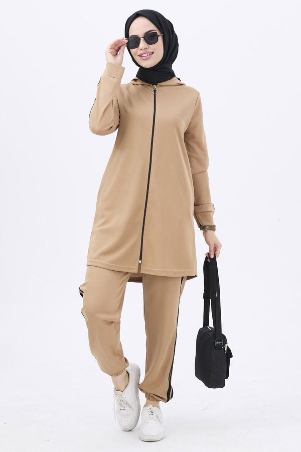 Tunik Pantolon Bej - 11049