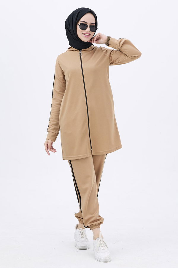 Tunik Pantolon Bej - 11049