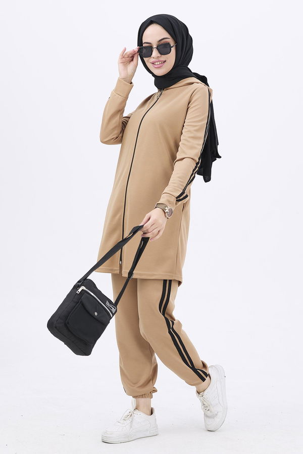Tunik Pantolon Bej - 11049