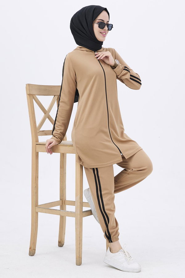 Tunik Pantolon Bej - 11049