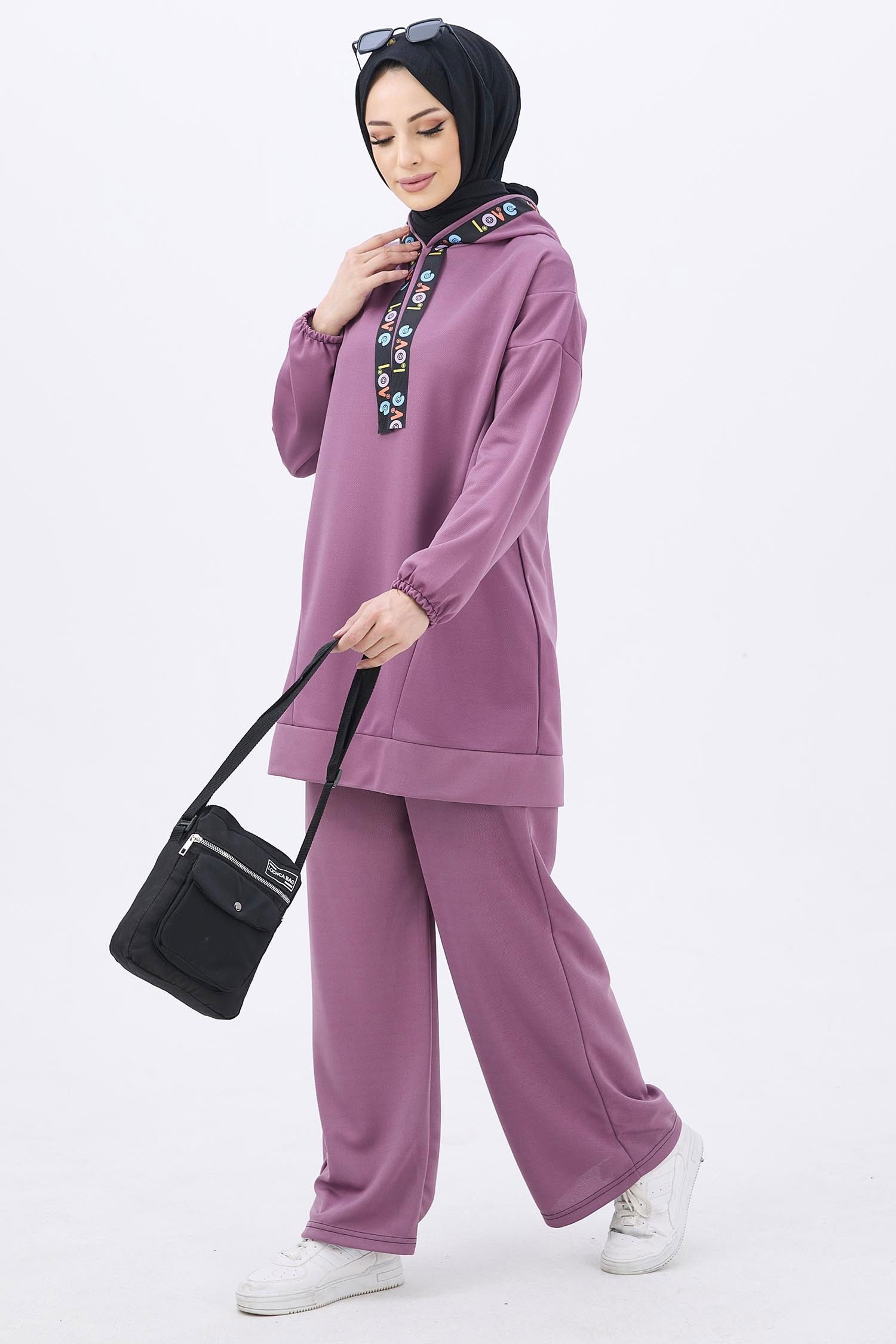 Tunik Pantolon Lila - 11056