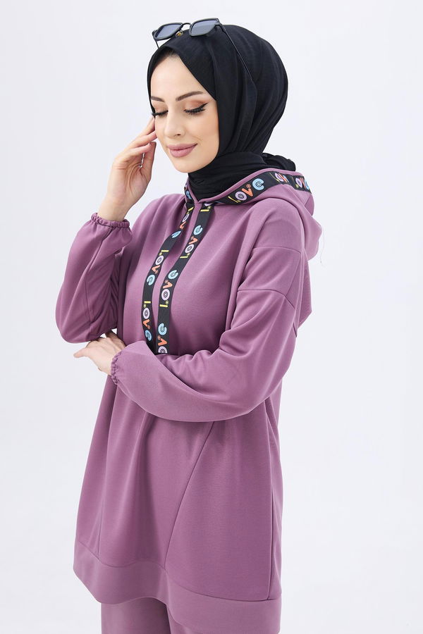 Tunik Pantolon Lila - 11056