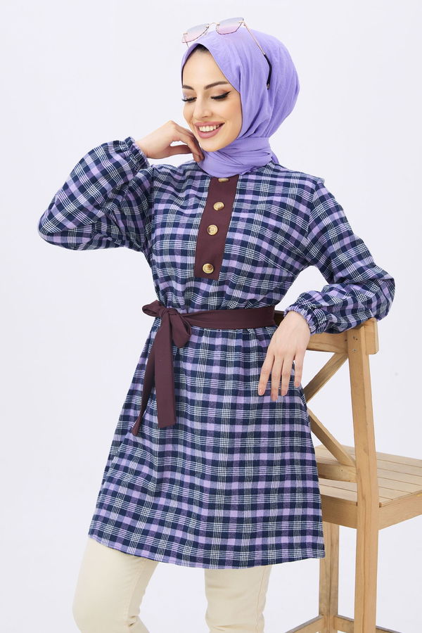 Tunik Lila - 11196 LİLA