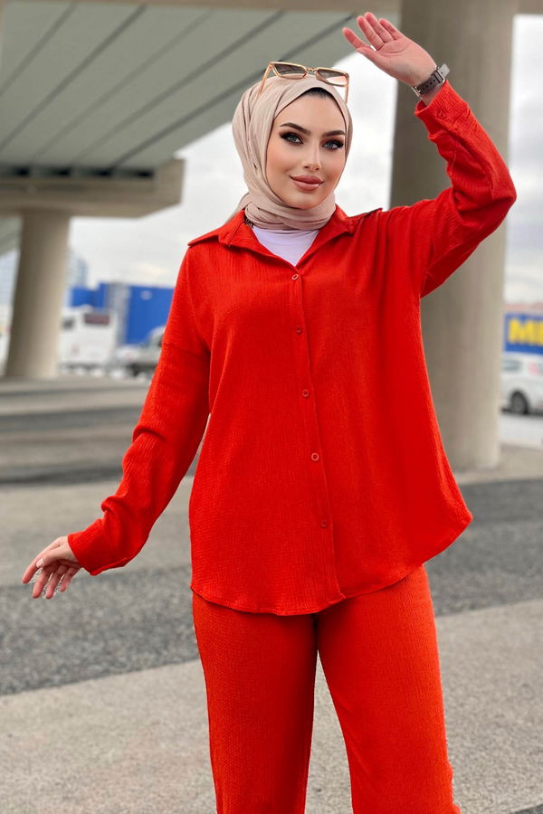 Tunik+Pantolon Turuncu - 21852 TURUNCU