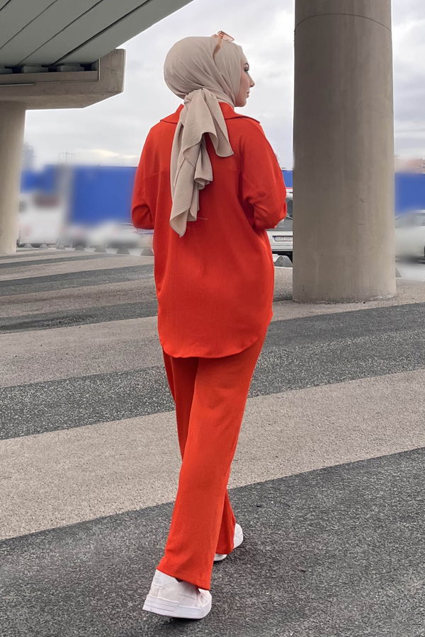 Tunik+Pantolon Turuncu - 21852 TURUNCU