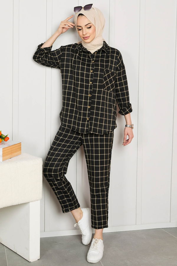 Tunik Pantolon Bej - 11067 BEJ