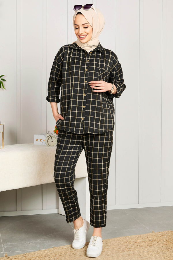 Tunik Pantolon Bej - 11067 BEJ
