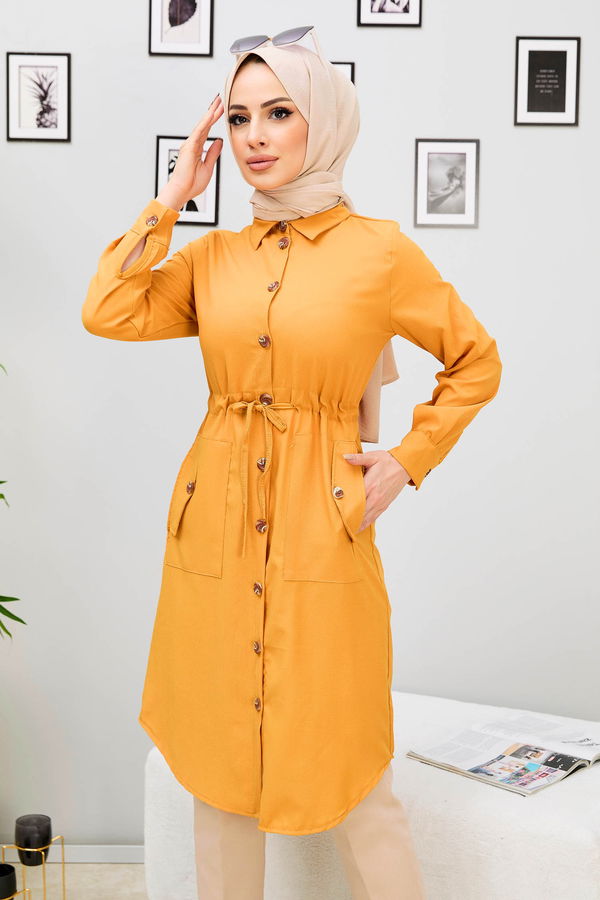Tunik Sarı - 3499