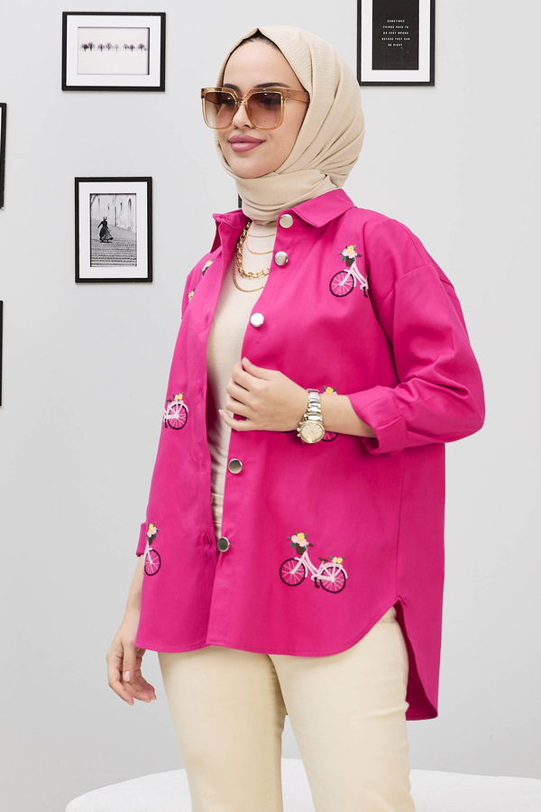 Gömlek Fuşya - 21878