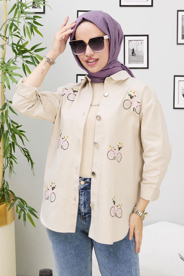 Gömlek Bej - 21878 BEJ