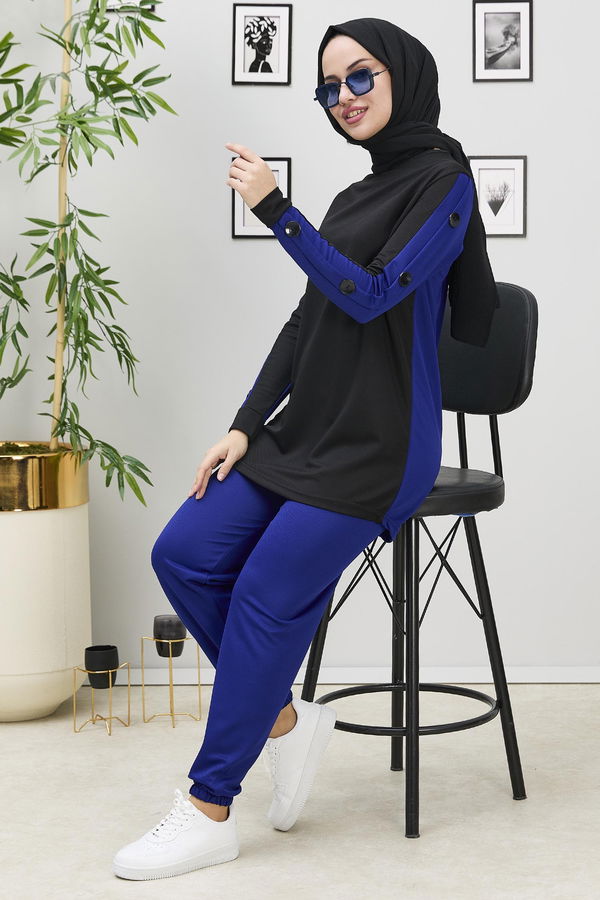 Tunik Pantolon Mavi - 11309