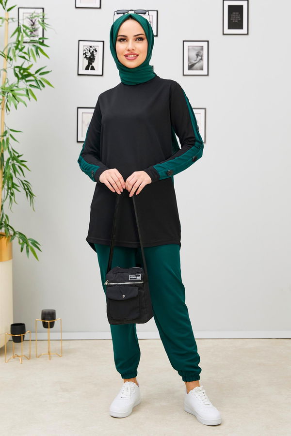 Tunik Pantolon Yeşil - 11309
